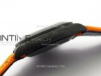 Daytona DIW Carbon Noob 1:1 Best Edition Carbon/Orange Dial on Orange Nylon Strap SA4130 V2