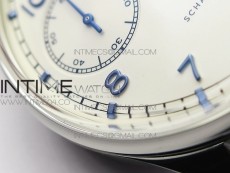 Portuguese Real PR Real Annual Calendar IW5035 ZF 1:1 Best Edition White Dial Blue Markers on Blue Leather Strap A52850