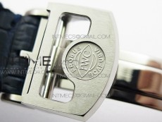 Portuguese Real PR Real Annual Calendar IW5035 ZF 1:1 Best Edition White Dial Blue Markers on Blue Leather Strap A52850
