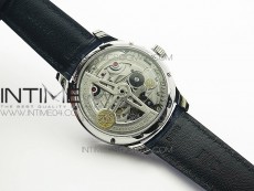 Portuguese Real PR Real Annual Calendar IW5035 ZF 1:1 Best Edition White Dial Blue Markers on Blue Leather Strap A52850
