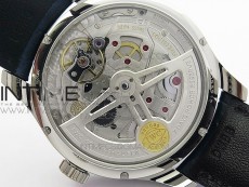 Portuguese Real PR Real Annual Calendar IW5035 ZF 1:1 Best Edition White Dial Blue Markers on Blue Leather Strap A52850