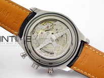 Portuguese IW390404 SS AZF 1:1 Best Edition Gray Dial A7750 On Black Leather Strap