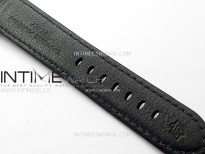 PAM1096 W Luminor GMT 42mm Titanium VSF 1:1 Best Edition Black Dial on Black Leather Strap P.9011 Super Clone