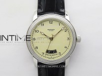 Tonda pf SS VRF Best Eidtion Ivory Dial Yellow Gold Handset on Black Leather Strap PF331
