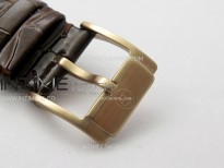Tonda pf RG VRF Best Eidtion Black Dial Rose Gold Handset on Black Leather Strap PF331