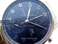 Portuguese IW371606 SS ZF 1:1 Best Edition Blue Dial on SS Bracelet A96355