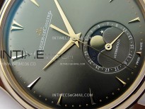 Master Ultra Thin Moon 136255J RG ZF 1:1 Best Edition Gray Dial on Brown Leather Strap V3 SA925 Super Clone