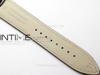 Master Ultra Thin Moon 136255J RG ZF 1:1 Best Edition Gray Dial on Brown Leather Strap V3 SA925 Super Clone