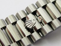 Day Date 40mm 228239 Gain Weight SS/tungsten APSF 1:1 Best Edition Silver Dial T Crystals Markers on SS President Bracelet A2836