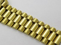 Day Date 40mm 228238 Gain Weight YG/tungsten APSF 1:1 Best Edition Gold Dial Crystals Markers on YG President Bracelet A2836