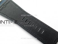 BR03-93 GMT Blue/Black Bezle SS B12 Best Edition Blue Dial on Blue Leather Strap A2836 (Free Leather Strap)