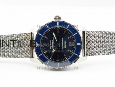 SuperOcean 42mm AB2010 SS GF 1:1 Best Edition Blue Dial Blue Ceramic Bezel on SS Bracelet Miyota 9015