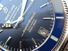 SuperOcean 42mm AB2010 SS GF 1:1 Best Edition Blue Dial Blue Ceramic Bezel on SS Bracelet Miyota 9015