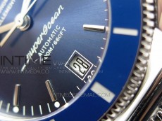 SuperOcean 42mm AB2010 SS GF 1:1 Best Edition Blue Dial Blue Ceramic Bezel on SS Bracelet Miyota 9015