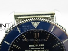 SuperOcean 42mm AB2010 SS GF 1:1 Best Edition Blue Dial Blue Ceramic Bezel on SS Bracelet Miyota 9015