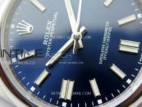 Oyster Perpetual 41mm 124300 904L VSF 1:1 Best Edition Blue Dial on SS Bracelet VS3235