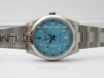 Oyster Perpetual 41mm 124300 904L VSF 1:1 Best Edition Ice Blue Dial on SS Bracelet VS3235