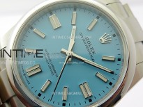 Oyster Perpetual 41mm 124300 904L VSF 1:1 Best Edition Ice Blue Dial on SS Bracelet VS3235