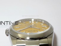 Oyster Perpetual 36mm 126000 904L VSF 1:1 Best Edition Yellow Dial on SS Bracelet VS3235