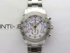 YachtMaster II 116689 SS KF 1:1 Best Edition White Dial On SS Bracelet A7750