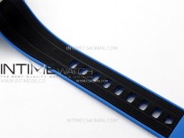 Seamaster 6000M Ultra Deep SS TF 1:1 Best Edition Blue Dial Blue Ceramic Bezel on Black Rubber Strap A2824