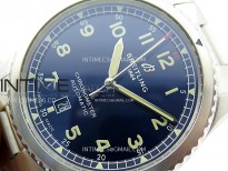 Navitimer8 A17314 SS TF 1:1 Best Edition Blue dial On SS Bracelet A2824