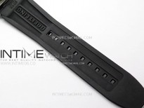 Chronomat B01 44mm SS BLSF 1:1 Best Edition Black Dial Silver Subdial on Black Rubber Strap A7750 to Cal.01