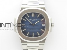 Nautilus 5711/1A GRF Best Edition Blue Textured Dial on SS Bracelet A324Size