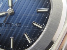 Nautilus 5711/1A GRF Best Edition Blue Textured Dial on SS Bracelet A324Size