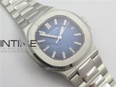 Nautilus 5711/1A GRF Best Edition Blue Textured Dial on SS Bracelet A324Size