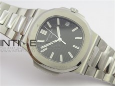 Nautilus 5711/1A GRF Best Edition Black Textured Dial on SS Bracelet A324Size	