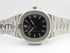 Nautilus 5711/1A GRF Best Edition Black Textured Dial on SS Bracelet A324Size	