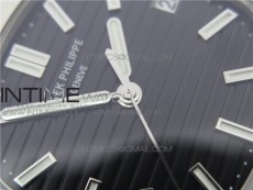 Nautilus 5711/1A GRF Best Edition Black Textured Dial on SS Bracelet A324Size	