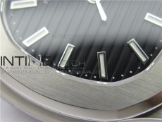 Nautilus 5711/1A GRF Best Edition Black Textured Dial on SS Bracelet A324Size	
