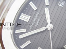 Nautilus 5711/1A GRF Best Edition Gray Textured Dial on SS Bracelet A324Size