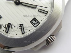 Nautilus 5711/1A GRF Best Edition White Textured Dial on SS Bracelet A324Size