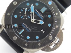 PAM799 Titanium VSF Best Edition Carbotech Bezel Black Dial on Rubber Strap P.9010 Clone