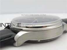 PORTUGUESE REAL PR REAL ANNUAL CALENDAR IW503502 ZF 1:1 BEST EDITION BLACK DIAL ON BLACK LEATHER STRAP A52010