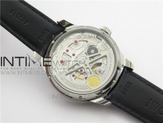 PORTUGUESE REAL PR REAL ANNUAL CALENDAR IW503502 ZF 1:1 BEST EDITION BLACK DIAL ON BLACK LEATHER STRAP A52010
