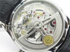 PORTUGUESE REAL PR REAL ANNUAL CALENDAR IW503502 ZF 1:1 BEST EDITION BLACK DIAL ON BLACK LEATHER STRAP A52010