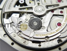 PORTUGUESE REAL PR REAL ANNUAL CALENDAR IW503502 ZF 1:1 BEST EDITION BLACK DIAL ON BLACK LEATHER STRAP A52010