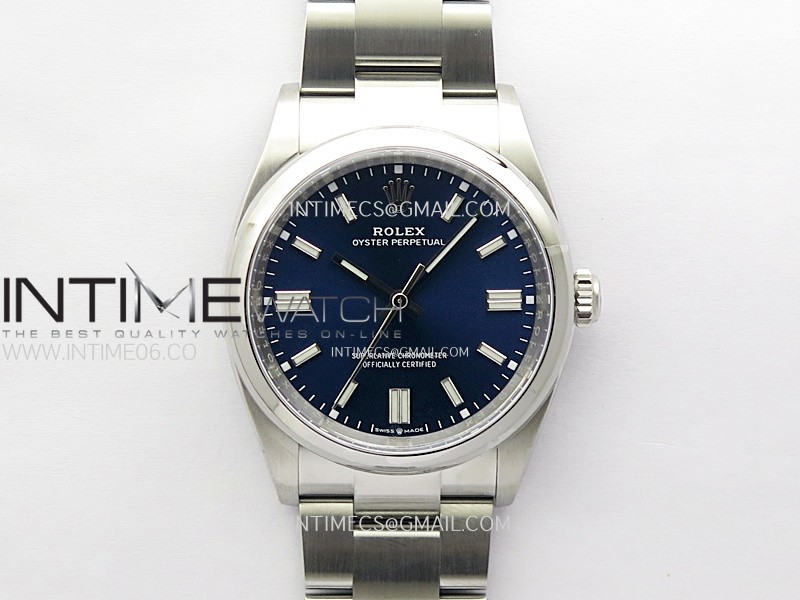 Oyster Perpetual 126000 36mm 904L Clean 1:1 Best Edition Blue Dial On SS Bracelet VR3230