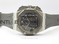 Royal Oak Offshore Schumacher APF Best Edition Gray/Black Dial on Gray Rubber Strap A3126