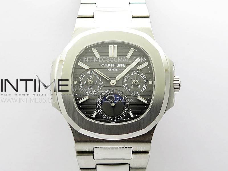 Nautilus 5740 SS TWF Best Edition Gray Dial on SS Bracelet A240