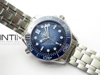 Seamaster 300 VSF 1:1 Best Edition Summer Blue Dial on SS Bracelet A8800