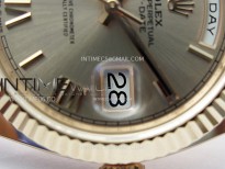 Day Date 228235 40mm 904L RG 1:1 AR+F Best Edition RG Dial Roman Markers on RG President Bracelet SA3255