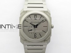 Octo Finissimo Satin-polished Ti BVF 1:1 Best Edition Gray Dial on Satin-polished Ti Bracelet Asian Micro Rotor Movement
