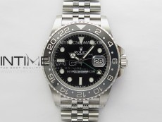 GMT-Master II 126710 GRNR Black/Gray Ceramic 904L SS AR+F 1:1 Best Edition Black Dial on Jubilee Bracelet VR3285 CHS