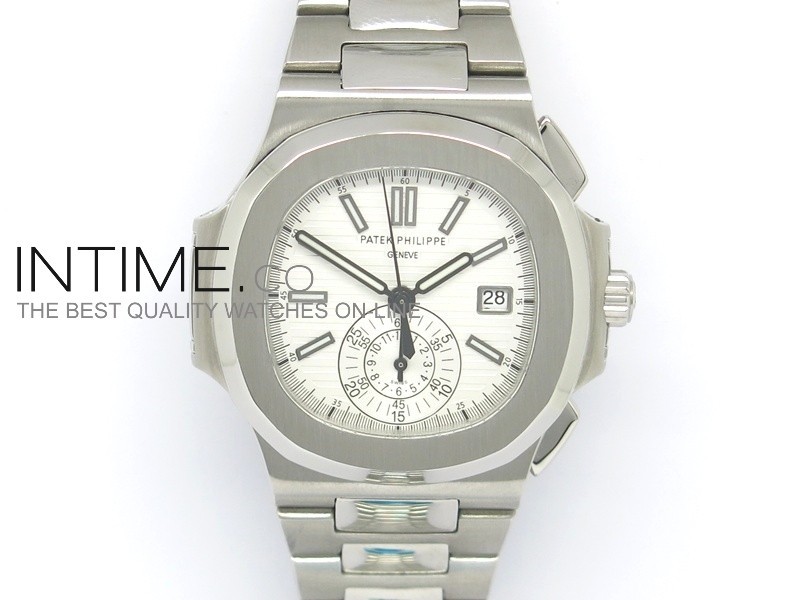 Nautilis Chrono ss/ss White Dial