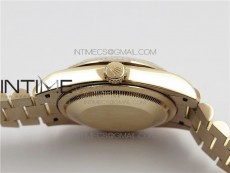 Day-Date 36 128239 RG BP Best Edition Gray Sticks Markers Dial on RG President Bracelet